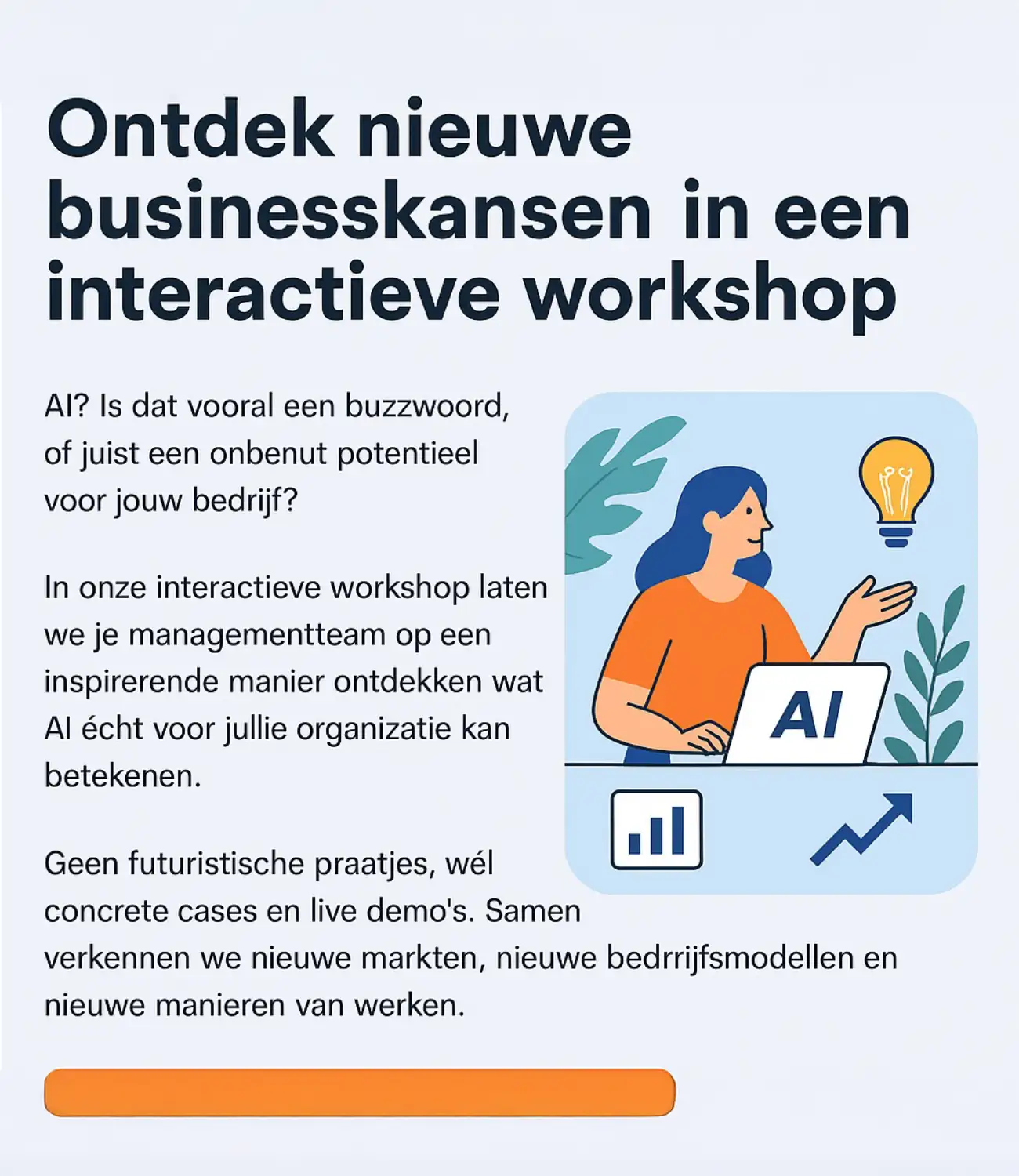 Ontdek wat AI écht voor jouw organisatie kan betekenen